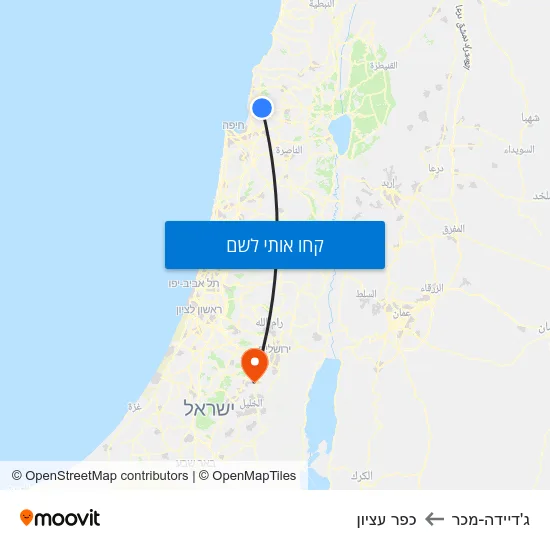 מפת ג'דיידה-מכר לכפר עציון