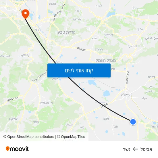 מפת אביטל לנשר