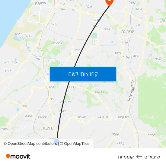 מפת שיבולים לקוממיות