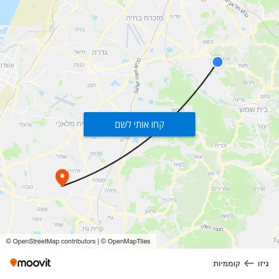 מפת גיזו לקוממיות