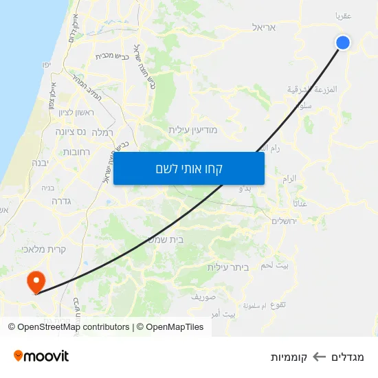 מפת מגדלים לקוממיות