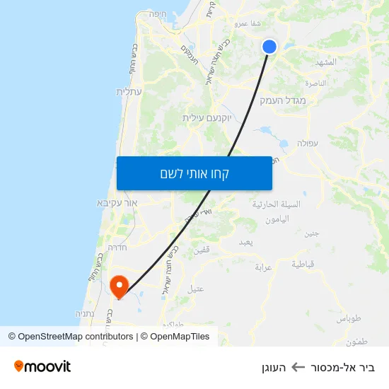מפת ביר אל-מכסור להעוגן
