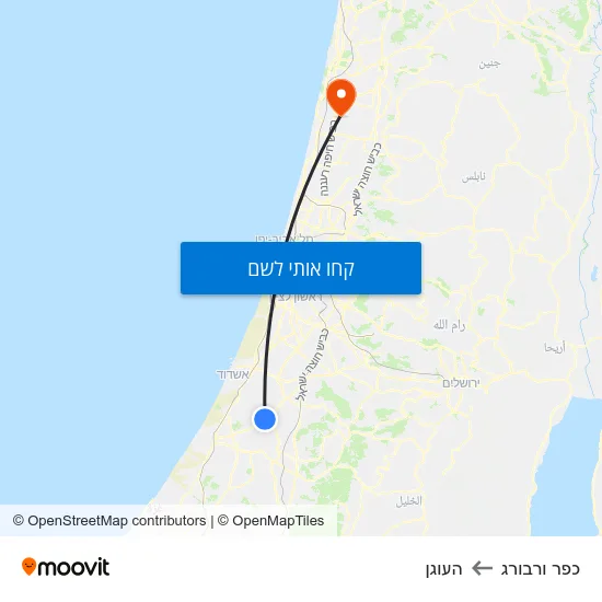 מפת כפר ורבורג להעוגן