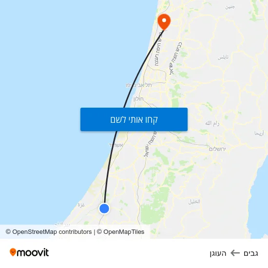 מפת גבים להעוגן