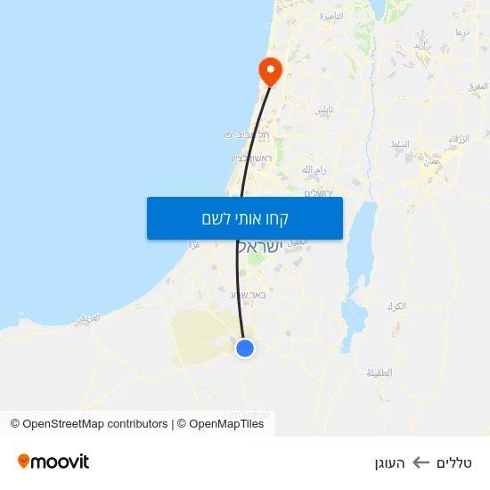 מפת טללים להעוגן