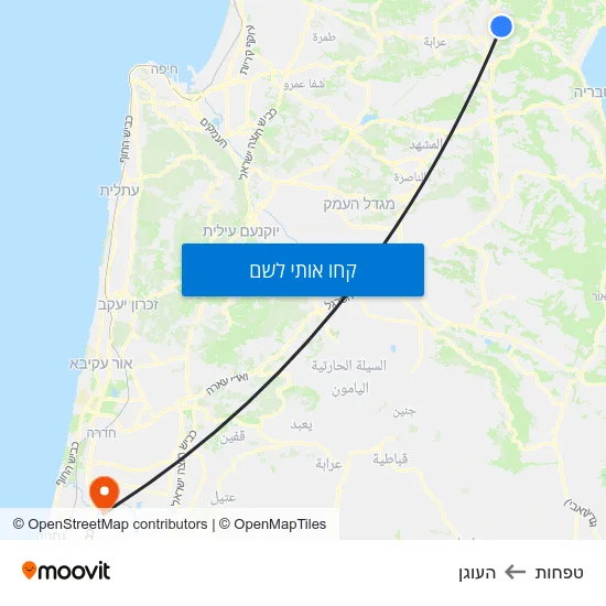 מפת טפחות להעוגן