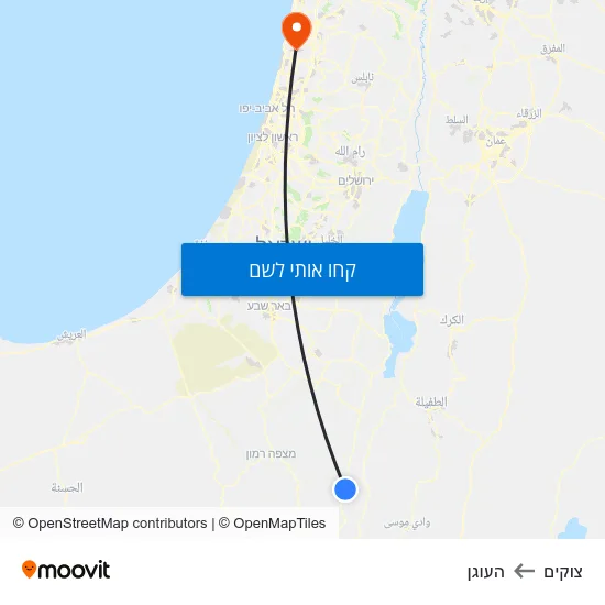 מפת צוקים להעוגן