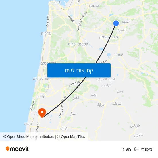 מפת ציפורי להעוגן