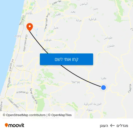 מפת מגדלים להעוגן