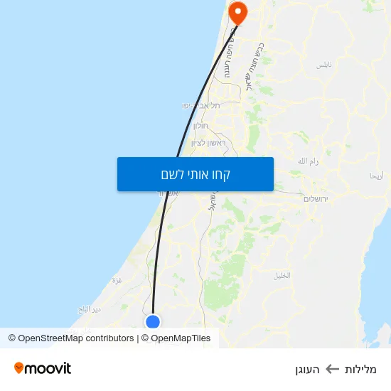 מפת מלילות להעוגן