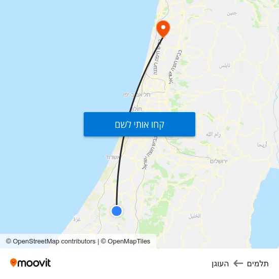 מפת תלמים להעוגן