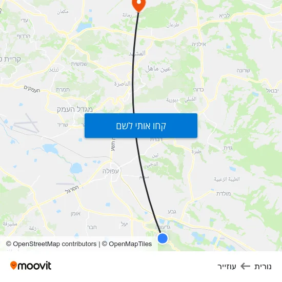 מפת נורית לעוזייר