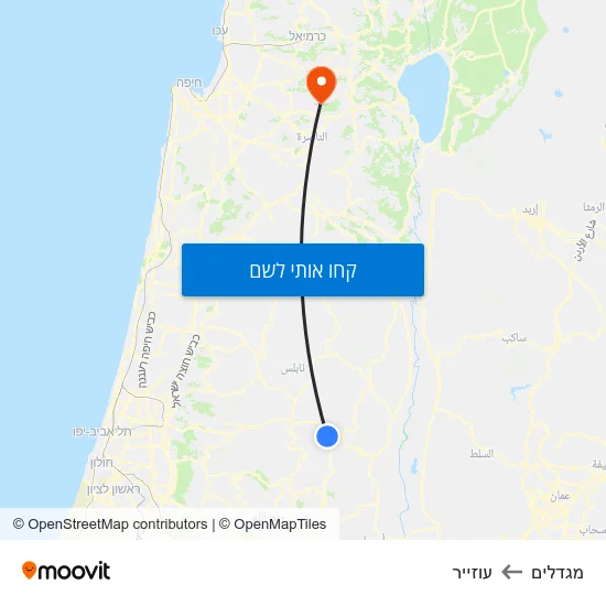 מפת מגדלים לעוזייר