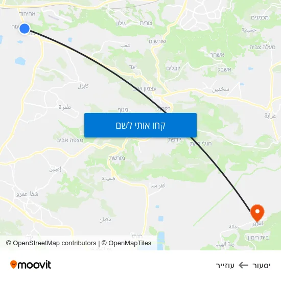 מפת יסעור לעוזייר