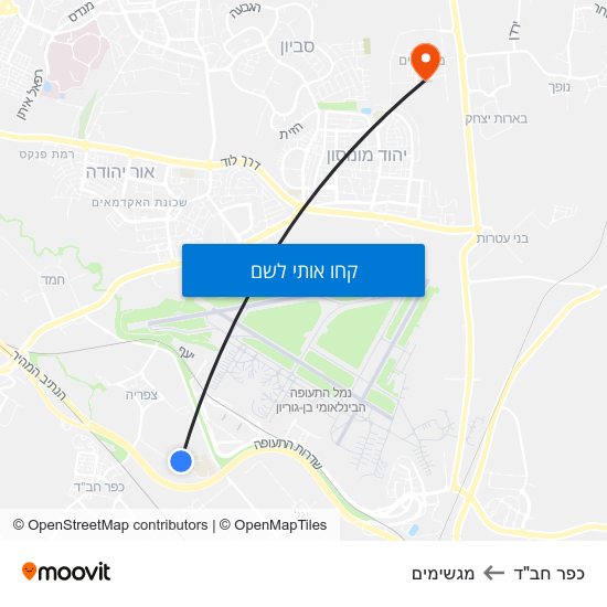 מפת כפר חב"ד למגשימים