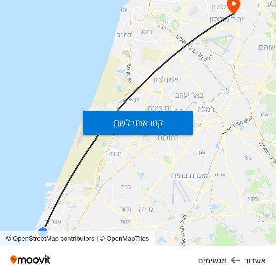 מפת אשדוד למגשימים