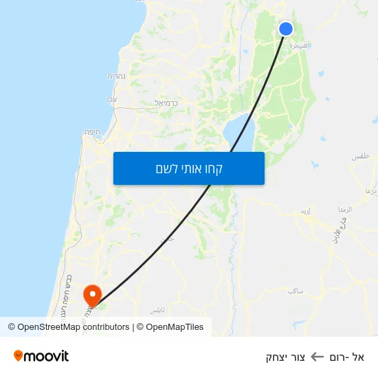 מפת אל -רום לצור יצחק