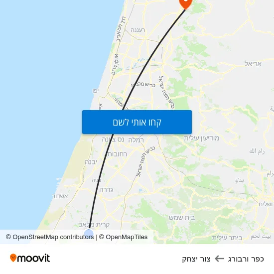 מפת כפר ורבורג לצור יצחק