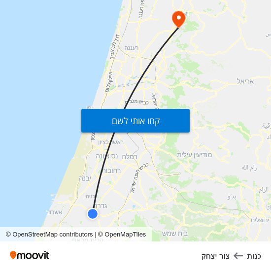 מפת כנות לצור יצחק