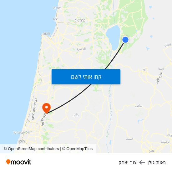 מפת נאות גולן לצור יצחק