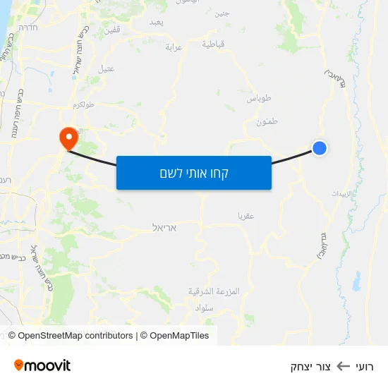 מפת רועי לצור יצחק