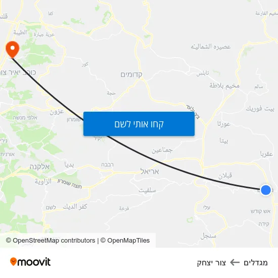 מפת מגדלים לצור יצחק