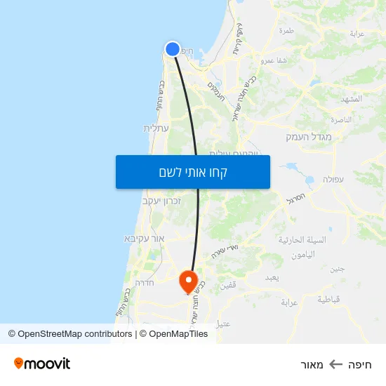 מפת חיפה למאור