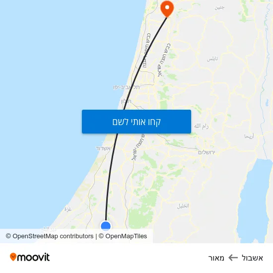 מפת אשבול למאור