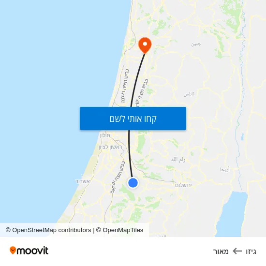 מפת גיזו למאור
