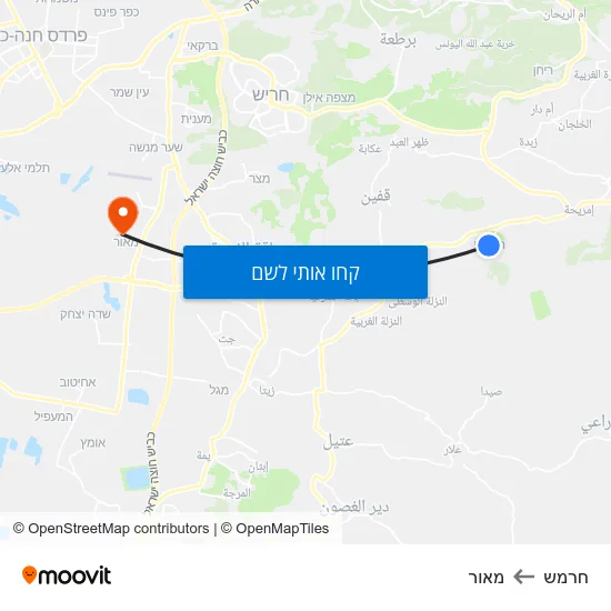 מפת חרמש למאור