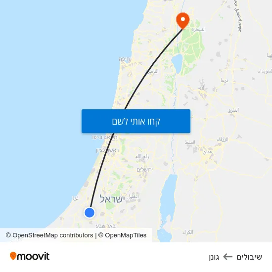 מפת שיבולים לגונן