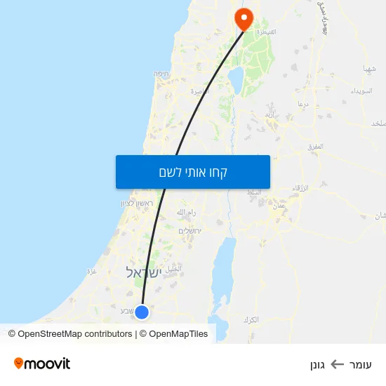 מפת עומר לגונן