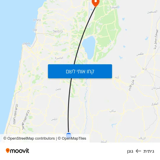 מפת גיתית לגונן