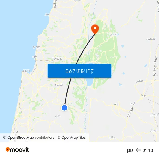 מפת נורית לגונן
