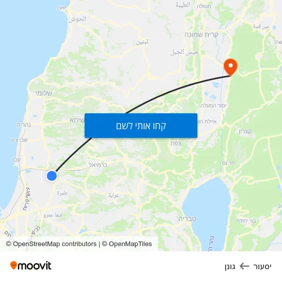 מפת יסעור לגונן