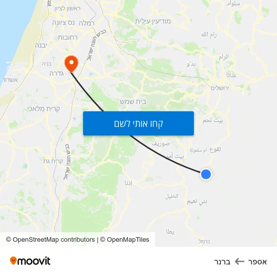 מפת אספר לברנר