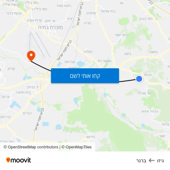 מפת גיזו לברנר