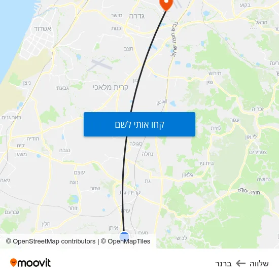 מפת שלווה לברנר
