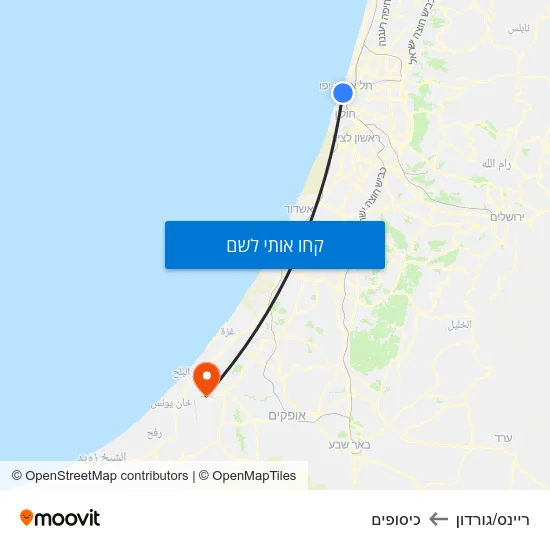 מפת ריינס/גורדון לכיסופים