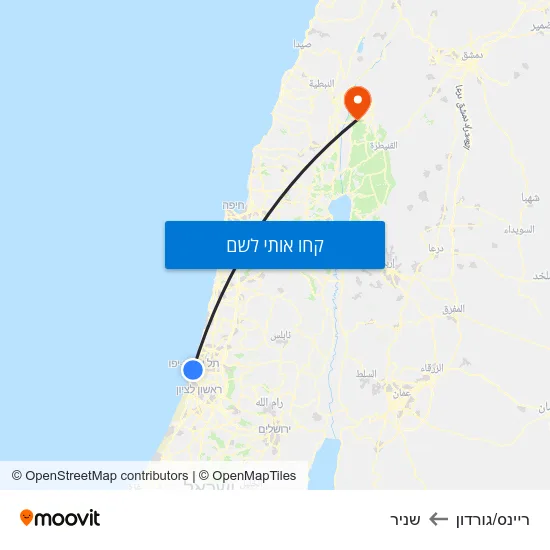 מפת ריינס/גורדון לשניר