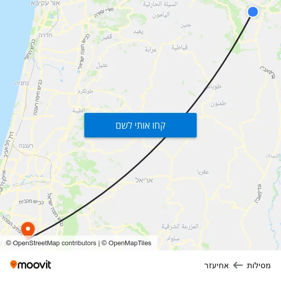 מפת מסילות לאחיעזר