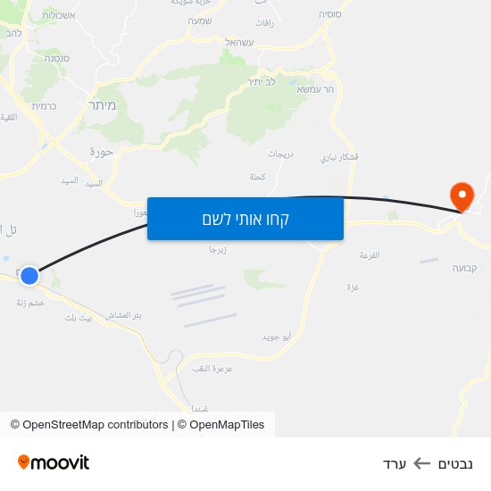 מפת נבטים לערד