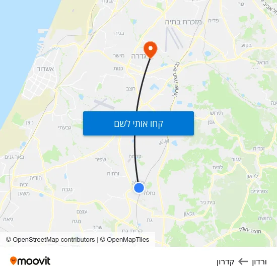 מפת ורדון לקדרון