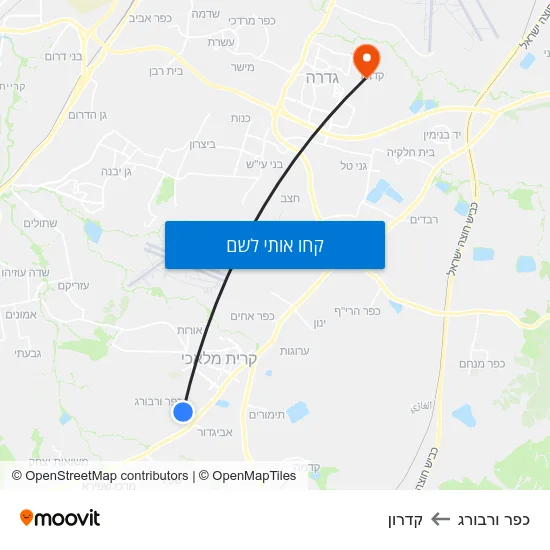 מפת כפר ורבורג לקדרון