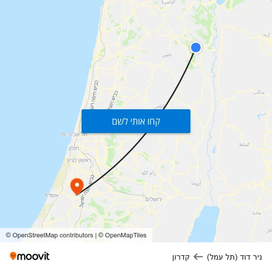 מפת ניר דוד (תל עמל) לקדרון