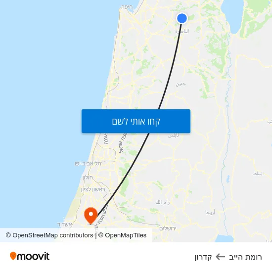 מפת רומת הייב לקדרון