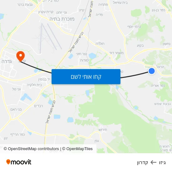 מפת גיזו לקדרון