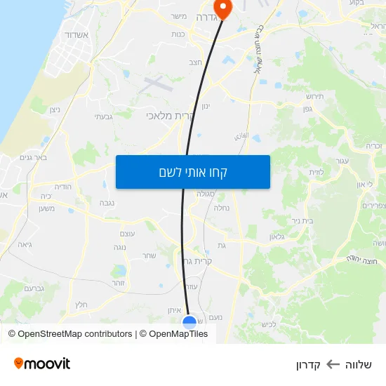 מפת שלווה לקדרון
