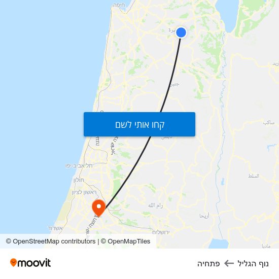 מפת נוף הגליל לפתחיה