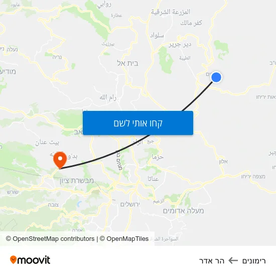 מפת רימונים להר אדר